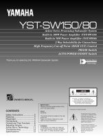 Yamaha YSTSW-150-Owners-Manual